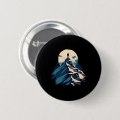 Berggipfel-Explorer-Design - Klettern und Natur Button (Vorne & Hinten)
