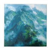 Berggipfel Fliese (Vorderseite)