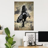 Berggipfel hoch - Poster (Heimbüro)