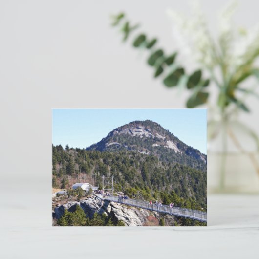 Berggipfel Hochgebirge Großvater Postkarte (Stehend Vorderseite)