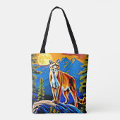 Berggipfel Lion Moonlit Tasche (Rückseite)