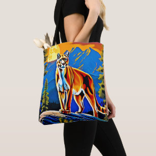 Berggipfel Lion Moonlit Tasche