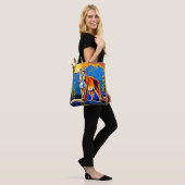Berggipfel Lion Moonlit Tasche (Am Model)