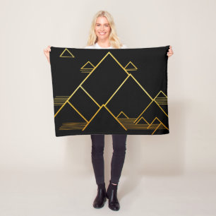 Berggipfel Minimalismus Fleecedecke