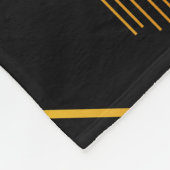 Berggipfel Minimalismus Fleecedecke (Ecke)