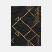 Berggipfel Minimalismus Fleecedecke (Vorderseite)