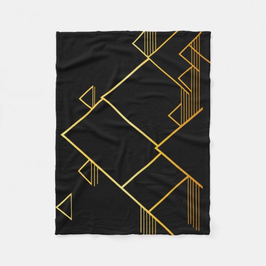 Berggipfel Minimalismus Fleecedecke (Vorderseite)