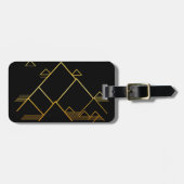 Berggipfel Minimalismus Gepäckanhänger (Vorderseite horizontal)