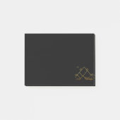 Berggipfel Minimalismus Post-it Klebezettel (Vorderseite)