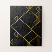 Berggipfel Minimalismus Puzzle (Vertikal)