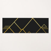 Berggipfel Minimalismus Yogamatte (Vorderseite (Horizontal))