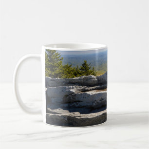 Berggipfel mit Landschaftlicher Aussicht Kaffeetasse