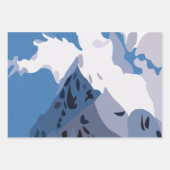Berggipfel Naturlandschaft Geschenkpapier Set (Vorderseite 3)