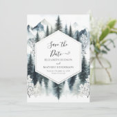 Berggipfel Save The Date (Stehend Vorderseite)