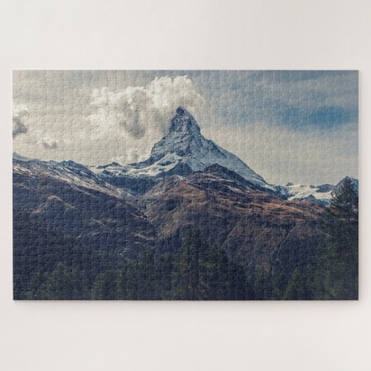 Berggipfel von Matterhorn Puzzle (Horizontal)