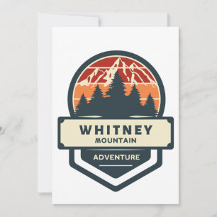 Berggipfelklettern und Wandern auf dem Whitney Einladung