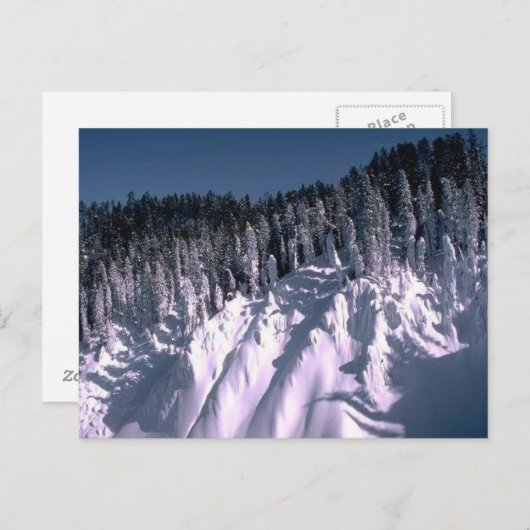 Berggipfelpostkarte Postkarte (Vorne/Hinten)