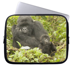 Berggorilla, Gorilla beringei (früher G. Laptopschutzhülle