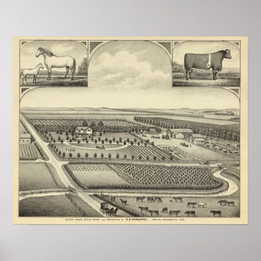 Berggren Farm, Nebraska Poster (Vorne)