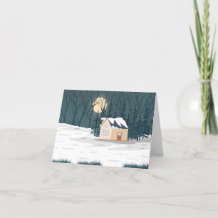 Berggrünes Tal Dankeskarte