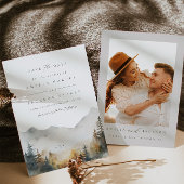 Bergheirat rettet das Datum der Einladung