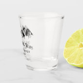 Berghochzeit Schnapsglas (Rechts)