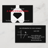 Berghundtraining / Rettung Visitenkarte (Vorne/Hinten)