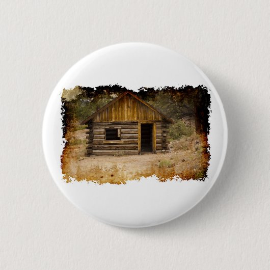 Berghütte Button (Vorderseite)