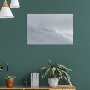 Berghütte Draga Karolina auf dem großen Berg Snežn Poster