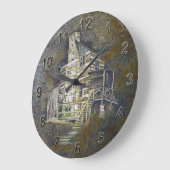 Berghütte Große Wanduhr (Winkel)