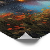 Berghütte, Holzhütte Poster (Ecke)