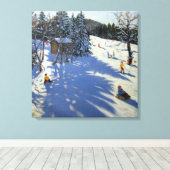 Berghütte Morzine Leinwanddruck (Insitu (Holzboden))