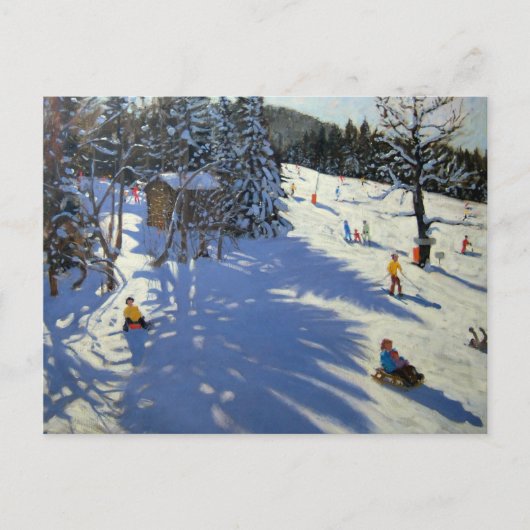 Berghütte Morzine Postkarte (Vorderseite)