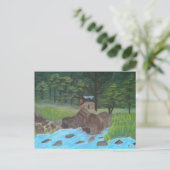 Berghütte Postkarte (Stehend Vorderseite)