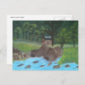 Berghütte Postkarte (Vorne/Hinten)