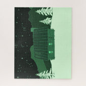 Berghütte Puzzle (Vertikal)