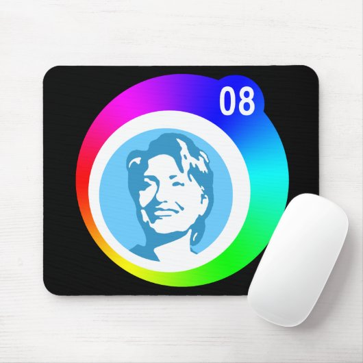 Berghütte. Regenbogenblasen. Mousepad (Mit Mouse)