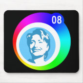 Berghütte. Regenbogenblasen. Mousepad (Vorne)