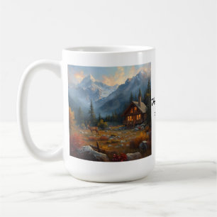 Berghütte Tasse