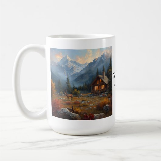 Berghütte Tasse (Links)