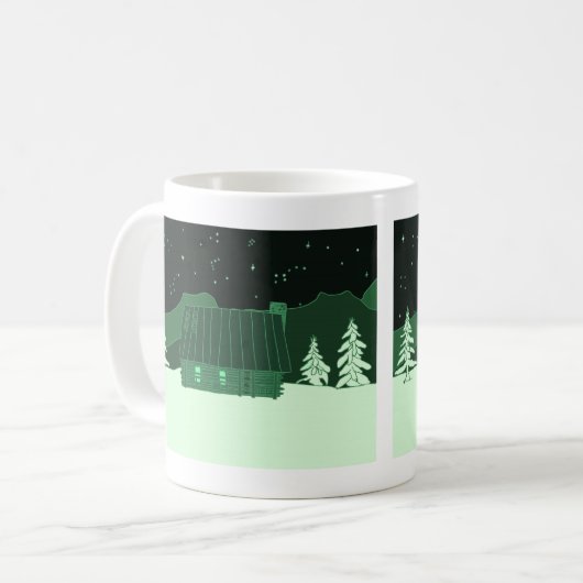 Berghütte Tasse (Vorderseite Links)