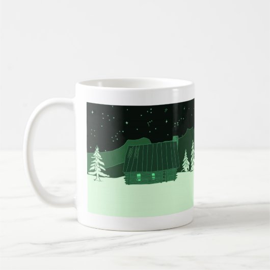 Berghütte-Tasse Kaffeetasse (Links)