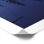 Berghütte und Reflektion, Oregon Poster (Ecke)