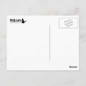 Berghütte. Wir Fahne. Postkarte (Rückseite)