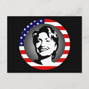 Berghütte. Wir Fahne. Postkarte