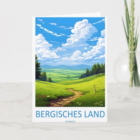 Bergisches Land 1 Karte (Vorderseite)