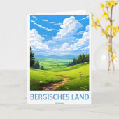 Bergisches Land 1 Karte (Gelbe Blume)