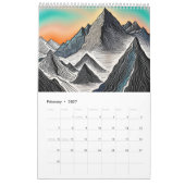 Bergkalender 2024 kalender (Feb 2027)