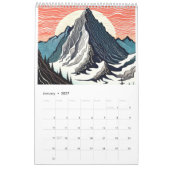 Bergkalender 2024 kalender (Jan 2027)