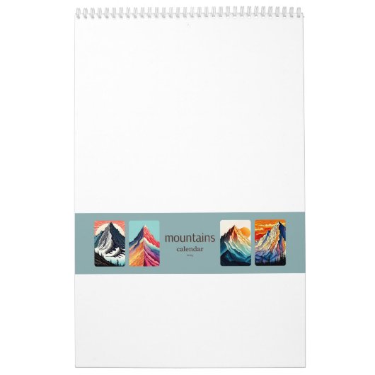 Bergkalender 2024 kalender (Titelbild)